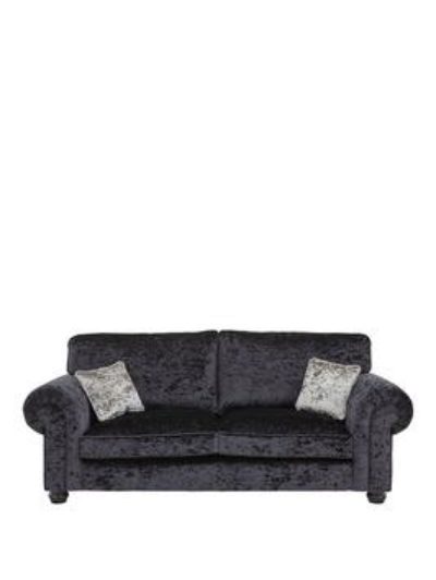 Laurence Llewelyn-Bowen Scarpa Fabric Standard Back 3-Seater Sofa